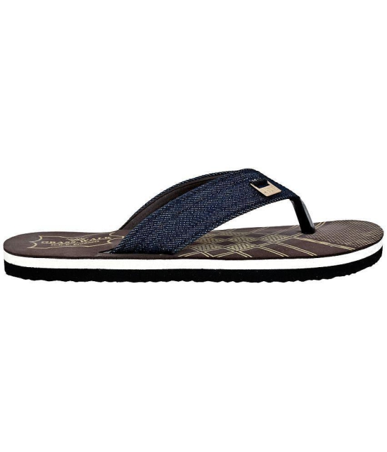 GRASS WALK - Brown Men's Thong Flip Flop - None