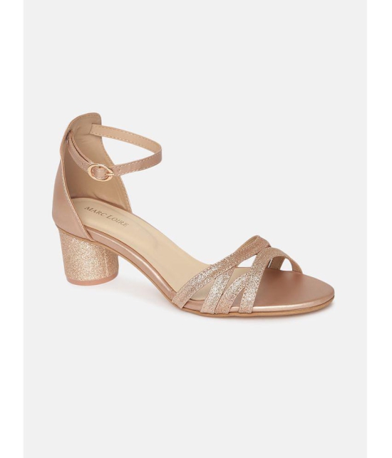 MARC LOIRE - Rose Gold Women's Sandal Heels - None