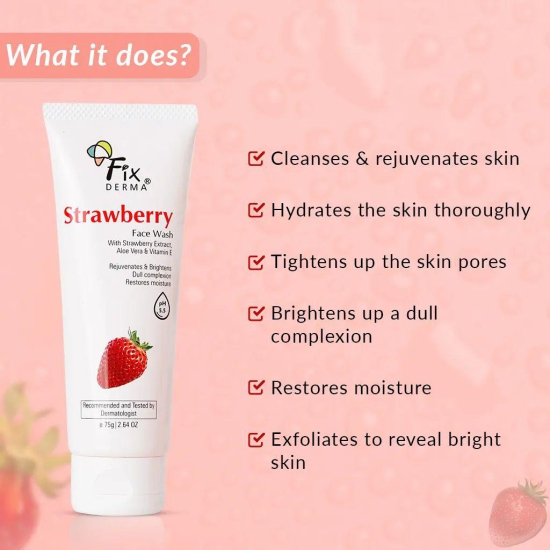 Fixderma Strawberry Face Wash