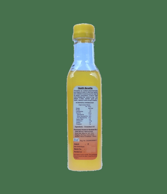 Cold Pressed Groundnut Oil