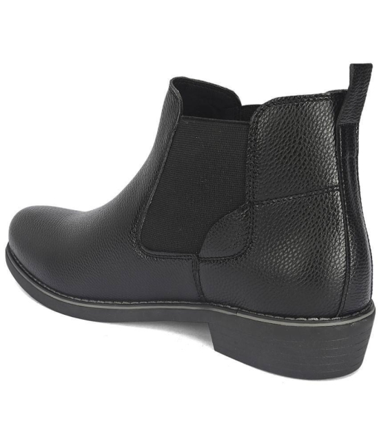 Fentacia - Black Men''s Chelsea Boots - None