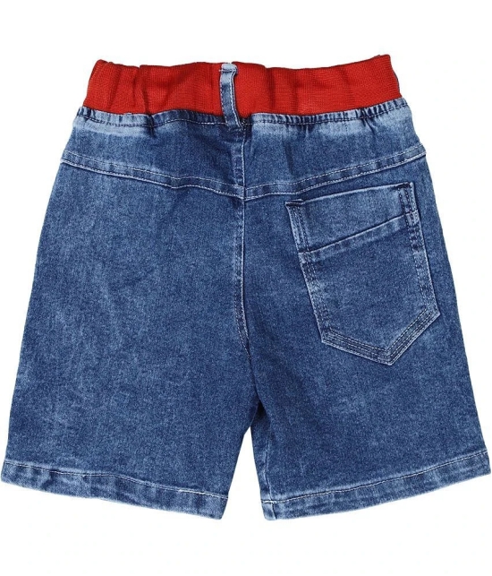 Cremlin Clothing - Blue Denim Boys Shorts ( Pack of 1 ) - None