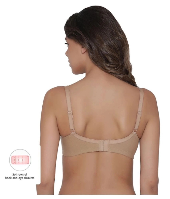 Clovia Cotton Everyday Bra - Beige - 32B