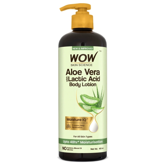 Aloe Vera Body Lotion (Ultra Light) For Dry Skin 400 ml - PACK OF 2