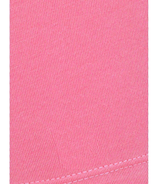 Outflits Pink Cotton Solid Shorts - Single - XL