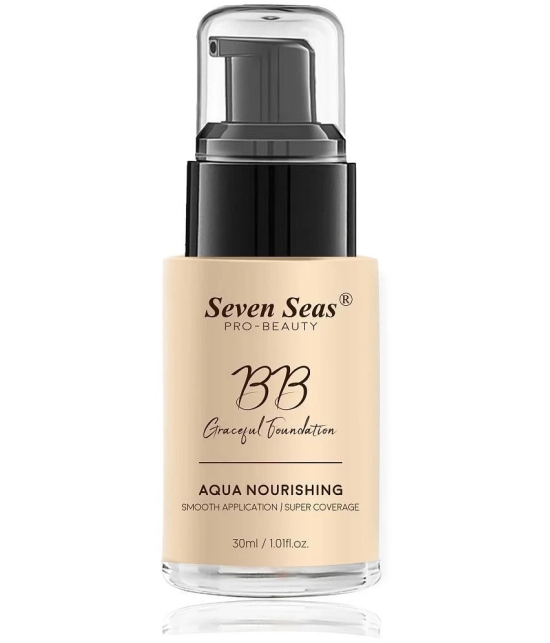 Seven Seas BB Graceful Aqua Nourishing smooth Super Coverage Liquid Foundation (Nude)