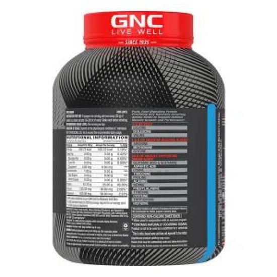 GNC AMP Pure Isolate Zero Carb Blueberry 4 Lbs