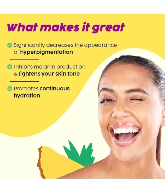 Plix Pineapple Pigmentation Skincare Regime Face Serum and Moisturizer Combo Pack of 2(30ml + 50g)