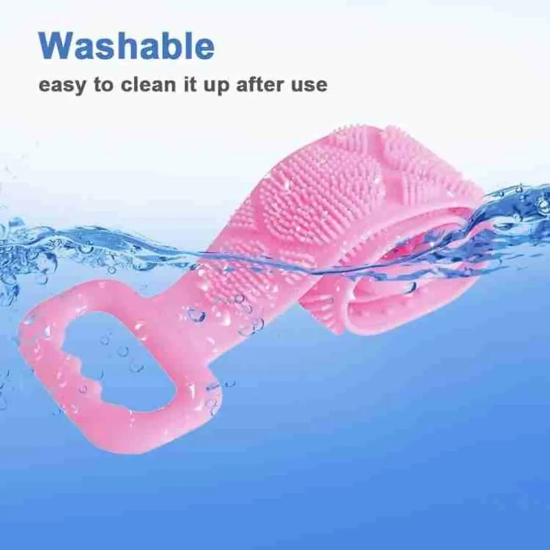 Silicone Body Scrubber/Bath Body Cleaning Belt