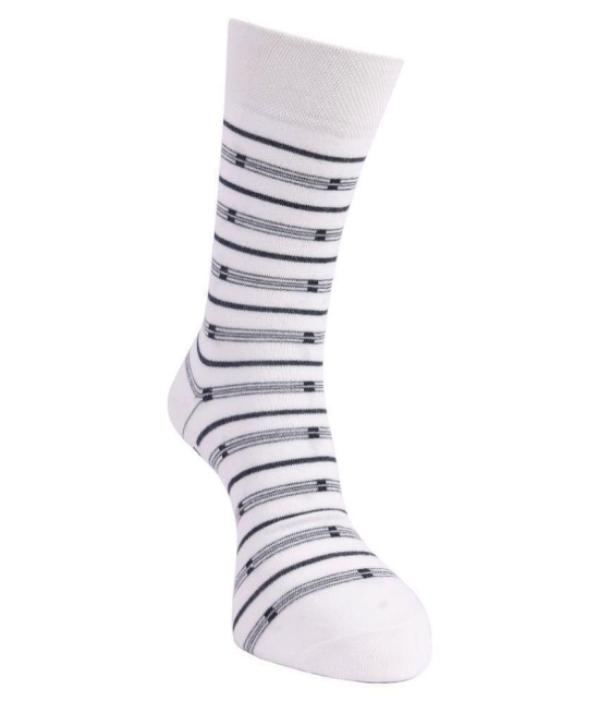 Dollar - Cotton Men's Striped Multicolor Full Length Socks ( Pack of 3 ) - Multicolor