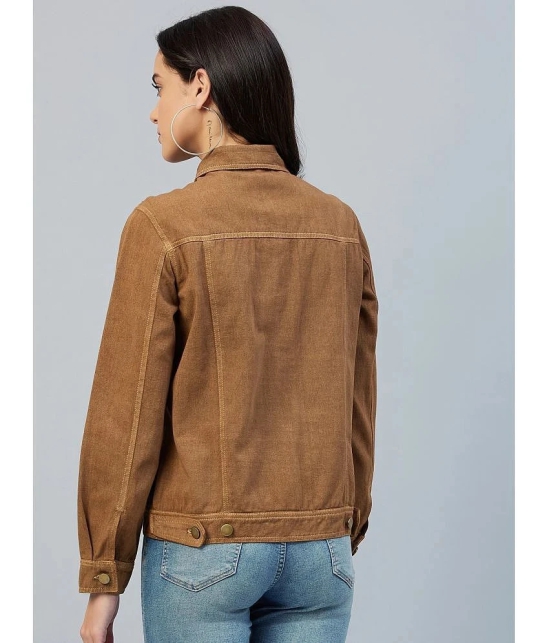 StyleStone Denim Brown Jackets Single - S