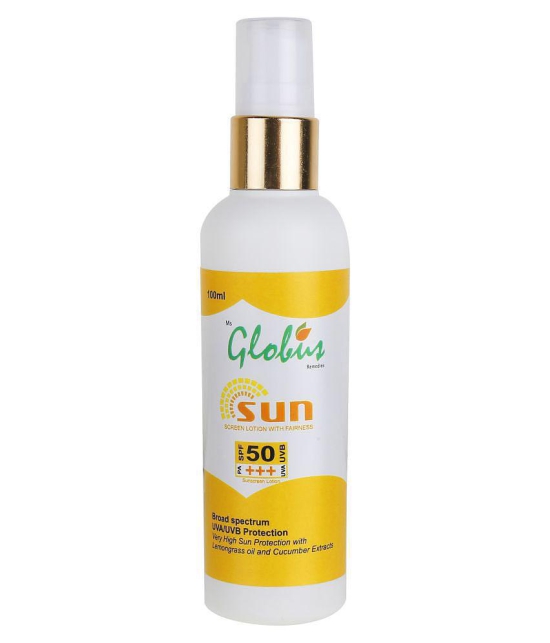 globus remedies Sunscreen Lotion SPF 50 PA+++ 100 g