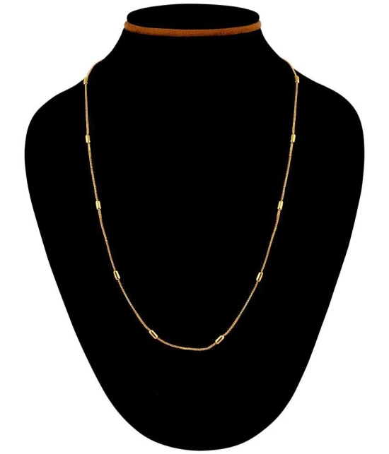 FASHION FRILL - Gold Plated Chain ( Pack of 1 ) - Golden