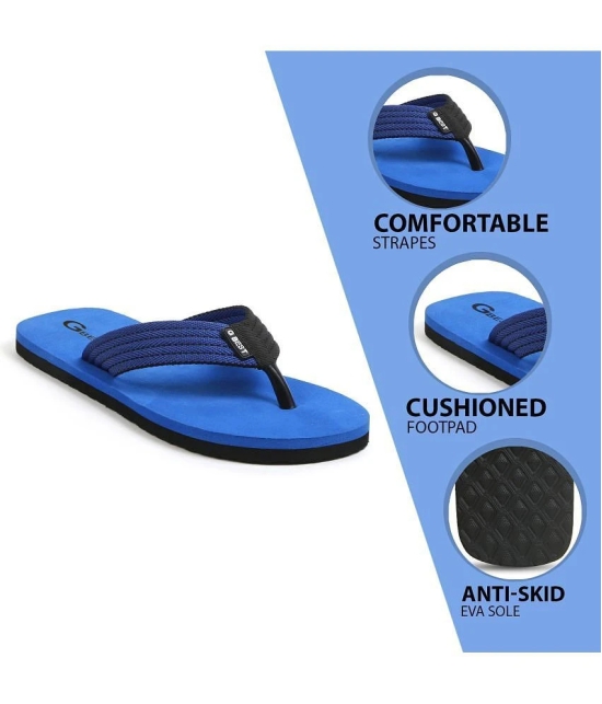 GBest Multicolor Mens Thong Flip Flop - None