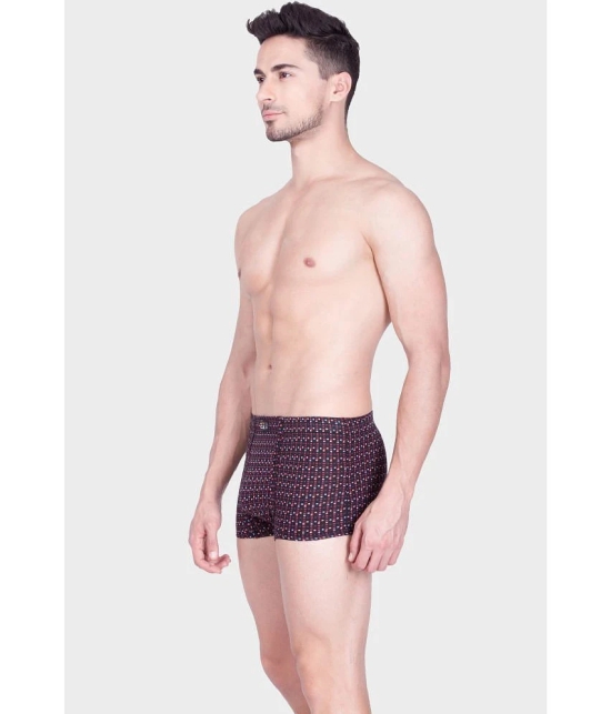 Pack of 3 Lux Cozi - Multicolor Cotton Mens Trunks - None