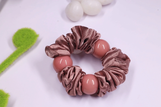 Classic Elegance Scrunchies-Rose gold