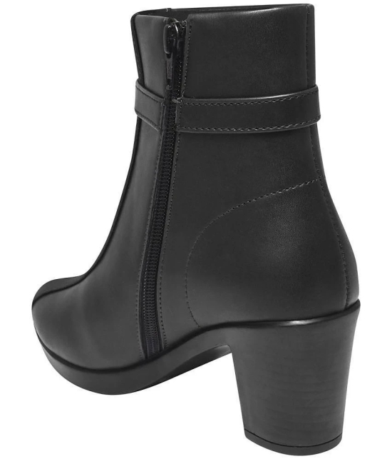 Shoetopia Black Womens Ankle Length Boots - None