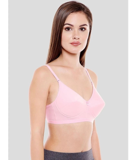 Bodycare Pink Cotton Lightly Padded Womens Everyday Bra ( Pack of 1 ) - None