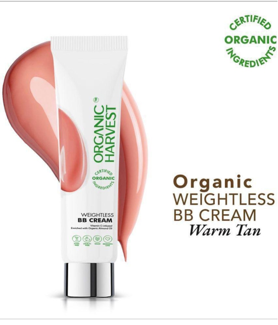 Organic Harvest Weightless BB Cream - Warm Tan BB Cream Brown Tan 30 g