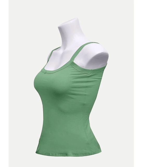 Radprix Cotton Camisoles - Green Single - None