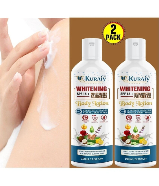 KURAIY Body Lotion skin whitening Moisturizing Body Lotion skin lightening Lotion Pack Of 2