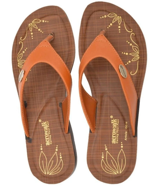 Aerowalk - Orange Womens Flats - None