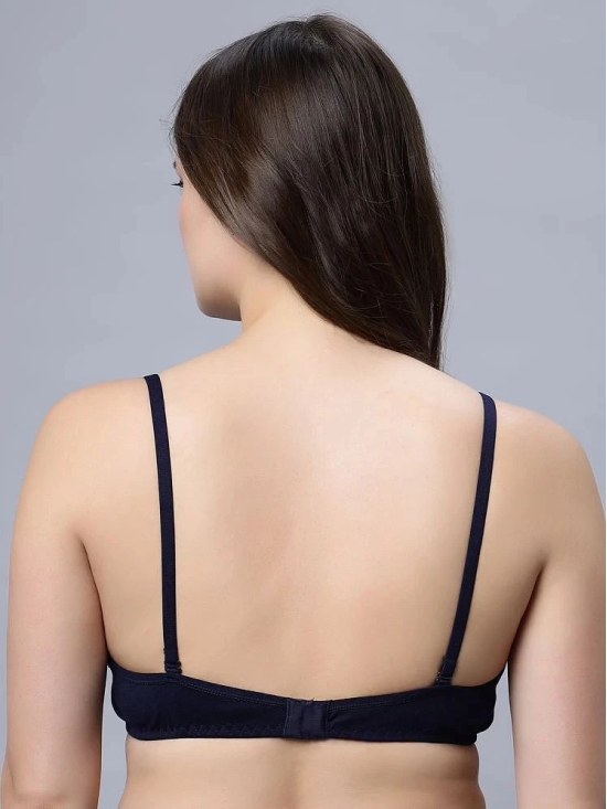 IN CARE LINGERIE Navy Blue Cotton Lightly Padded Womens Everyday Bra ( Pack of 1 ) - None