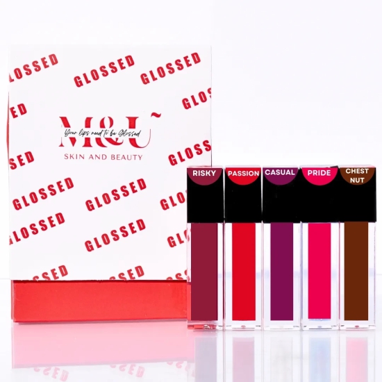 Glossed High Shine Lip Gloss Kit (Pack of 4)