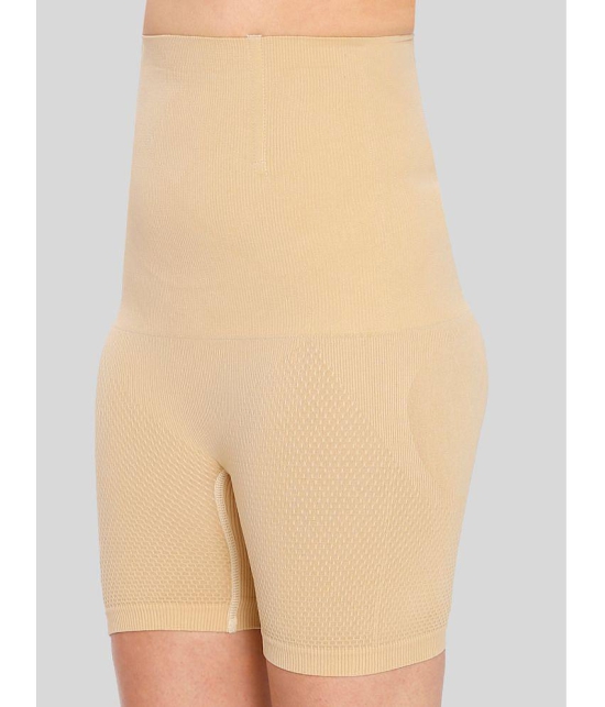 ILRASO - Beige Cotton Women's Thigh Compressor ( Pack of 1 ) - None