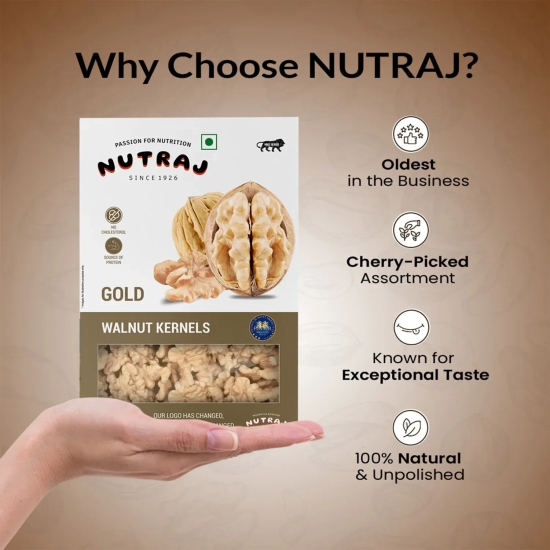 Nutraj Gold Walnut Kernels 250gm 250g