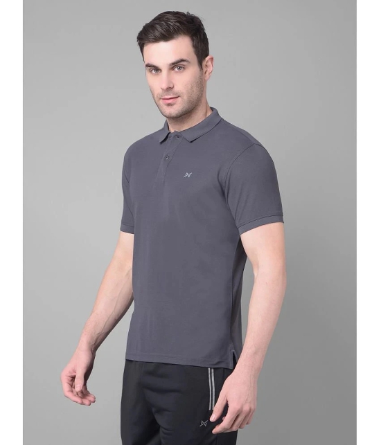 Force NXT Grey Polyester Regular Fit Mens Sports Polo T-Shirt ( Pack of 1 ) - None