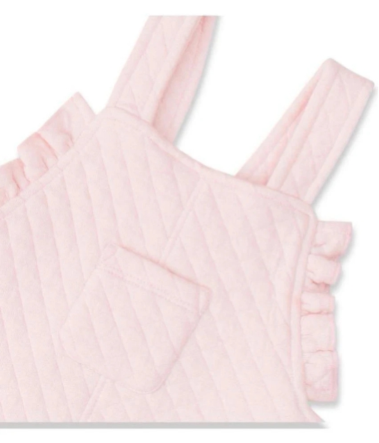 Juscubs Pink Cotton Dungarees For Baby Girl ( Pack of 2 ) - None