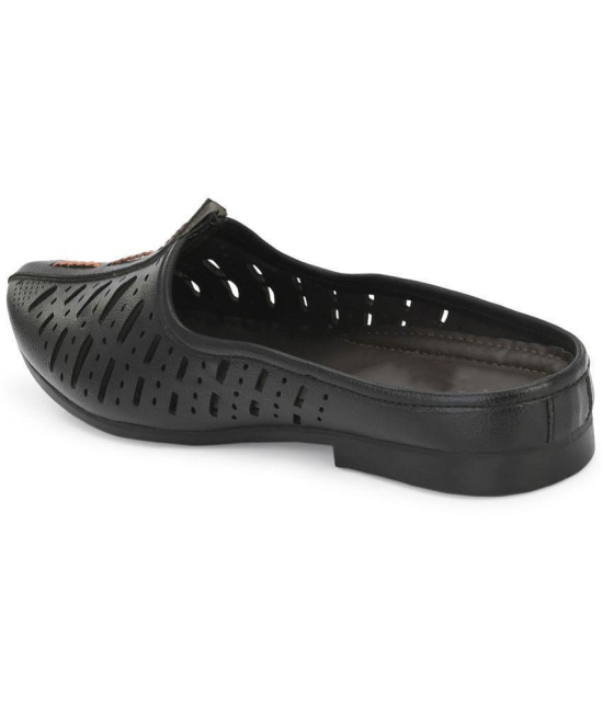 Leeport - Black Mens Jutti - None