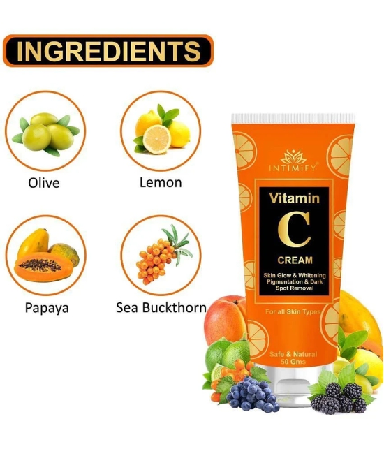 Intimify Vitamin C Cream, Skin Brightening Cream, Day Cream, Night Cream, 50 Gms