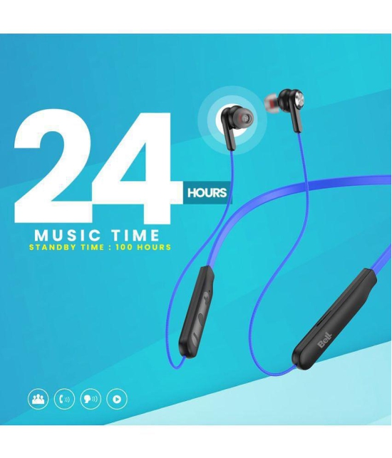 Bell  BLBHS 125  Bluetooth Bluetooth Earphone In Ear Powerfull Bass Blue