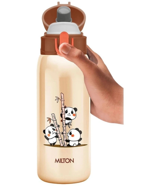 Milton Jolly 475 Thermosteel Sipper Water Bottle For Kids, 390 mL, Ivory - Ivory