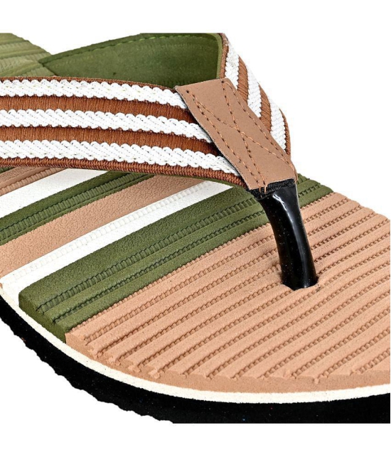 Altek - Tan Mens Thong Flip Flop - None