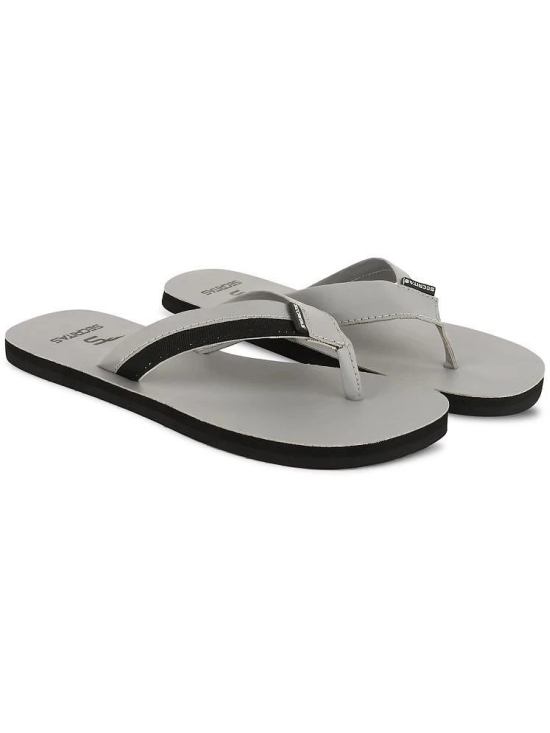 Secritas Grey Mens Leather Slipper - 9