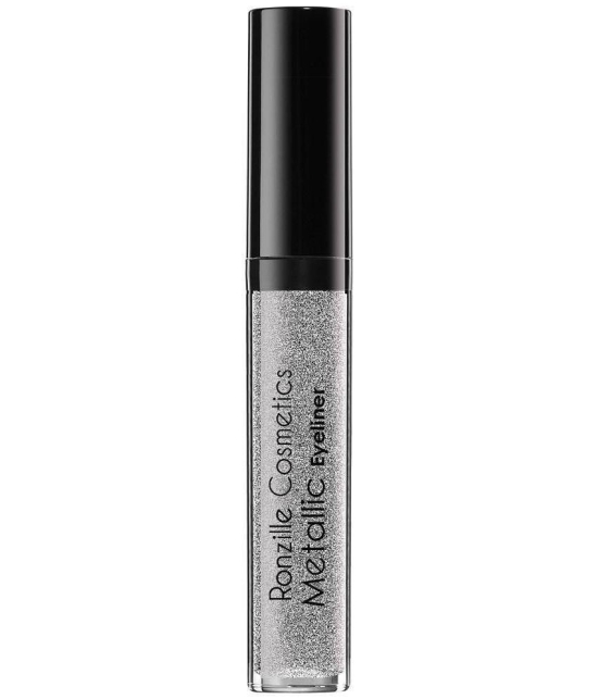 Ronzille - Silver Glitter Eye Liner Liquid ( Pack of 1 )