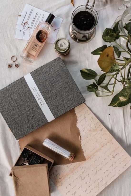 Sustainable Thoughtful Hamper by Ekatra Solid Grey