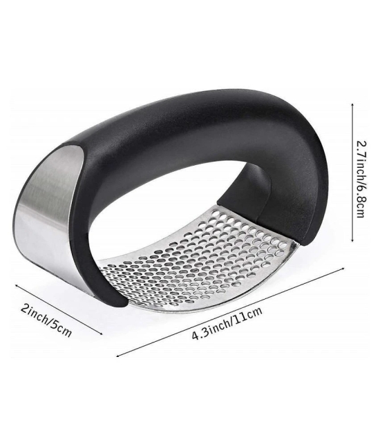 New Design Stainless Steel Garlic Press Tools - Black