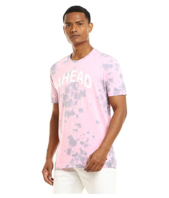 Colt - Pink Cotton Regular Fit Men's T-Shirt ( Pack of 1 ) - None