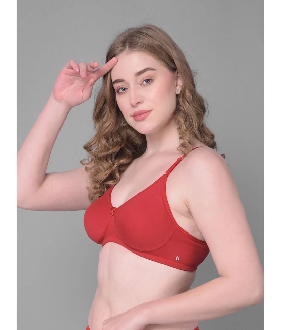 Dollar Missy Red Cotton Non Padded Womens Everyday Bra ( Pack of 1 ) - None