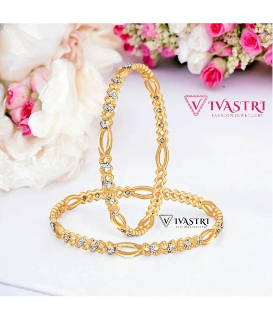 VIVASTRI Gold Bangle ( Pack of 1 ) - None