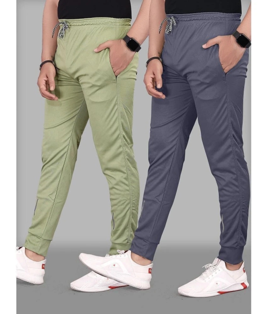 Gazal Fashions - Multicolor Polyester Mens Joggers ( Pack of 2 ) - None