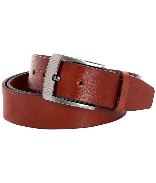 Leather World - Leather Men's Casual Belt ( Pack of 1 ) - None