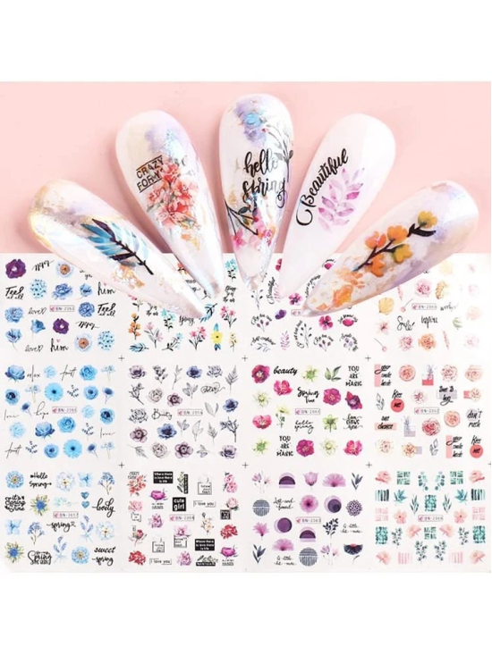 Lenon Assorted 3 Packet Nail Art Sticker 3D Effect 10 g