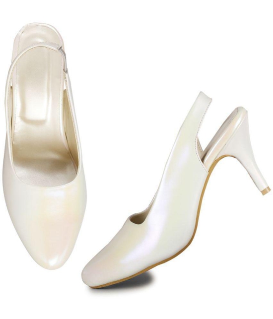 Saheb - Off White Women's Pumps Heels - None