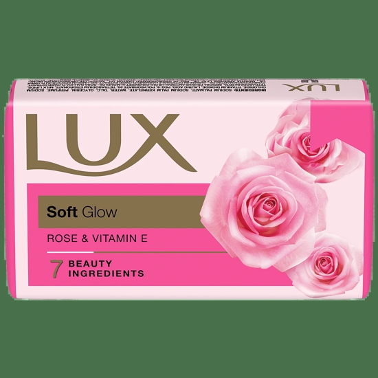 Lux Soft Touch Silk Essence & Rose Water Soap, 51 G Pouch