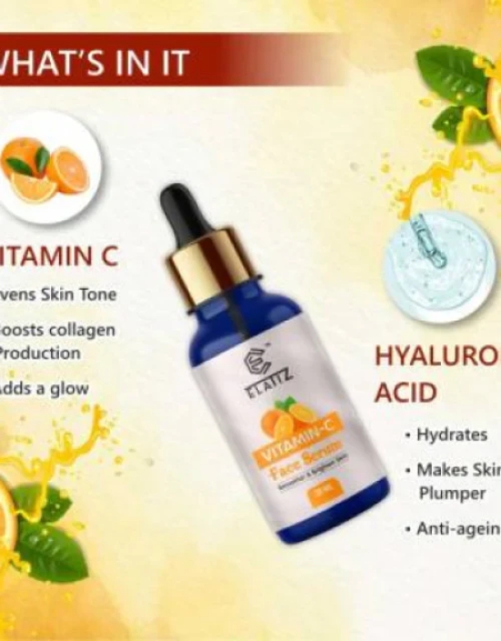 Vitamin C Face Serum - Hyaluronic Acid For Brightening & Anti-Age 30ml